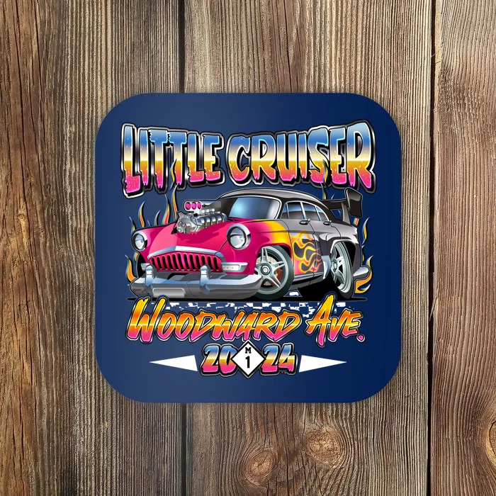 Little Cruiser 2024 Kid Design Muscle Car Pink Version Coaster