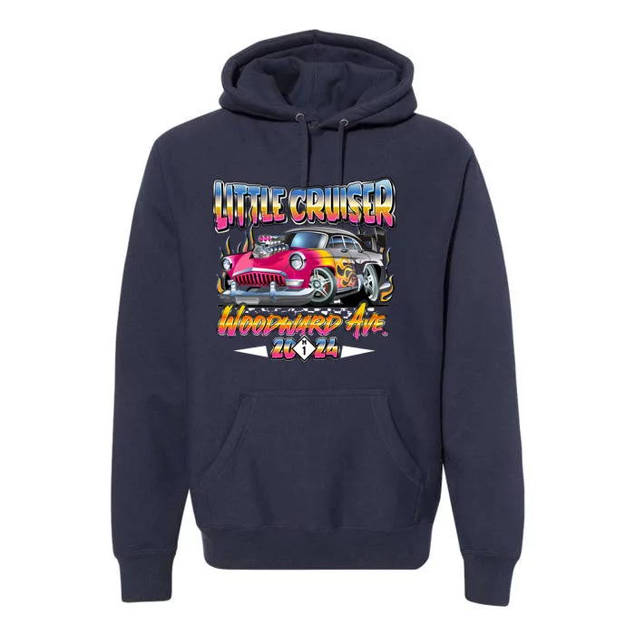 Little Cruiser 2024 Kid Design Muscle Car Pink Version Premium Hoodie