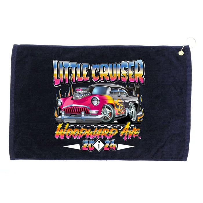 Little Cruiser 2024 Kid Design Muscle Car Pink Version Grommeted Golf Towel