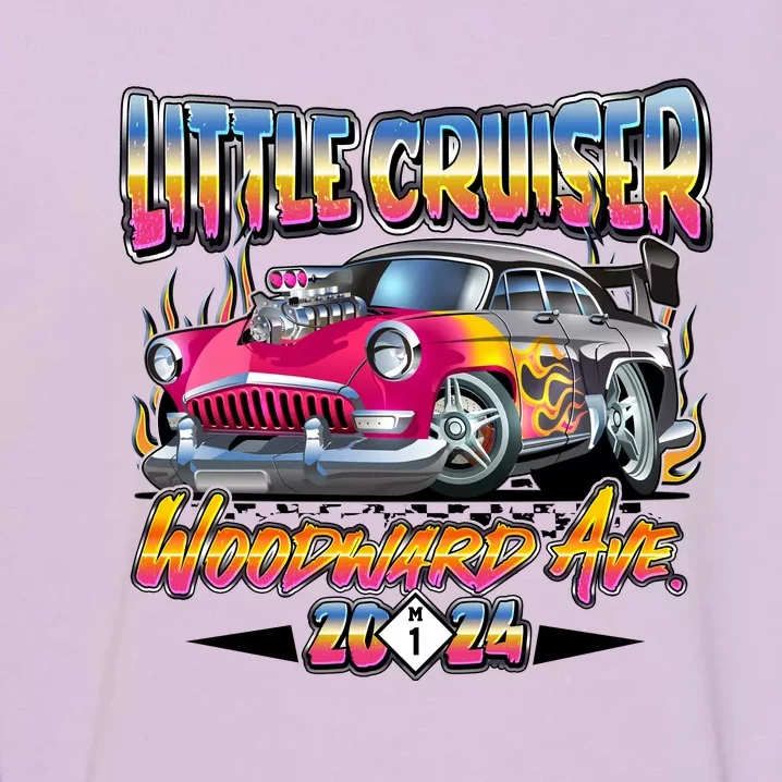 Little Cruiser 2024 Kid Design Muscle Car Pink Version Garment-Dyed Sweatshirt