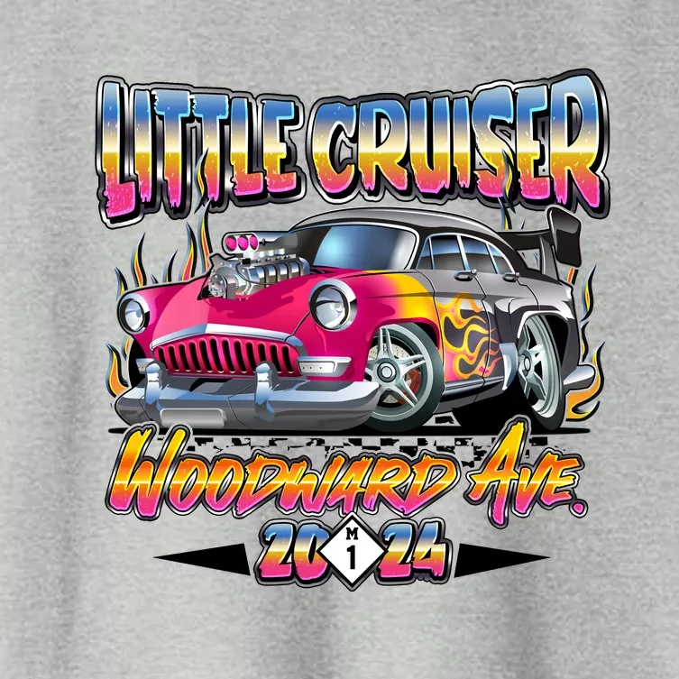 Little Cruiser 2024 Kid Design Muscle Car Pink Version Women's Crop Top Tee