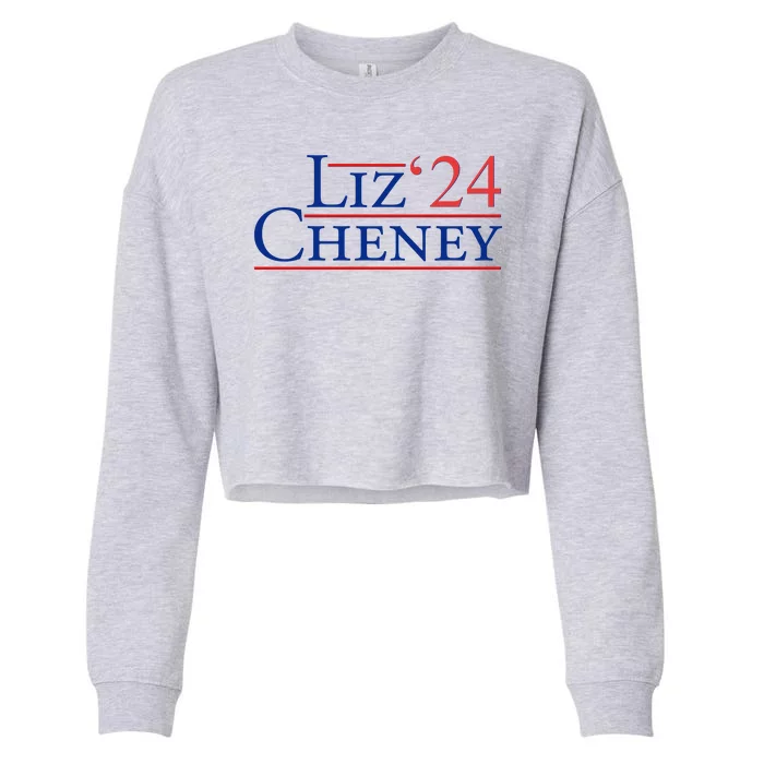 Liz Cheney '24 2024 Election Cropped Pullover Crew