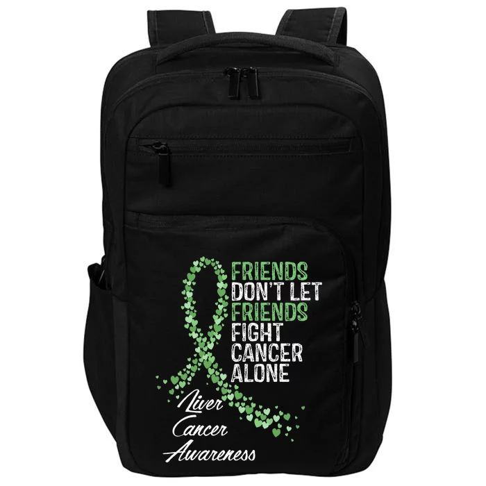 Liver Cancer Awareness Friends Fighter Warrior Support Impact Tech Backpack