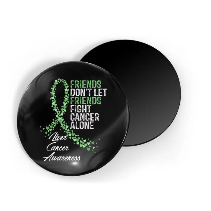 Liver Cancer Awareness Friends Fighter Warrior Support Magnet