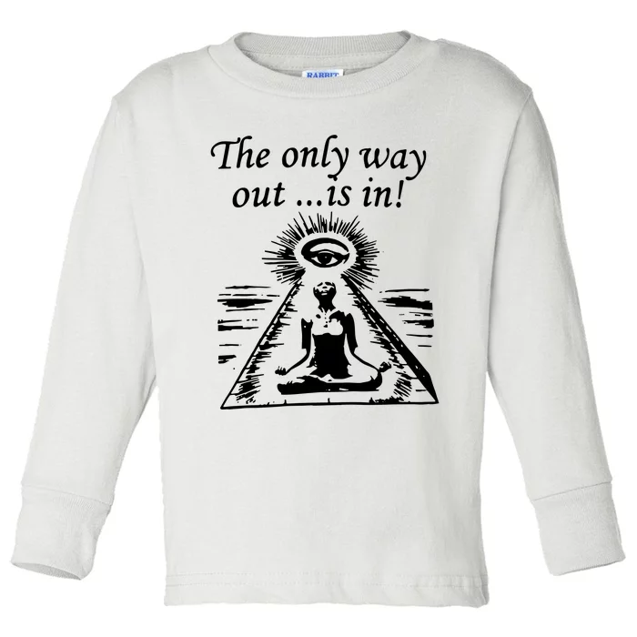 La Clippers Amir Coffey The Only Way Out Is In Toddler Long Sleeve Shirt