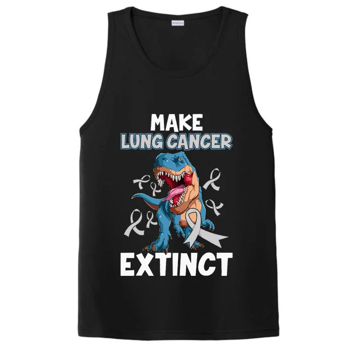 Lung Cancer Awareness Make Lung Cancer Extinct Performance Tank