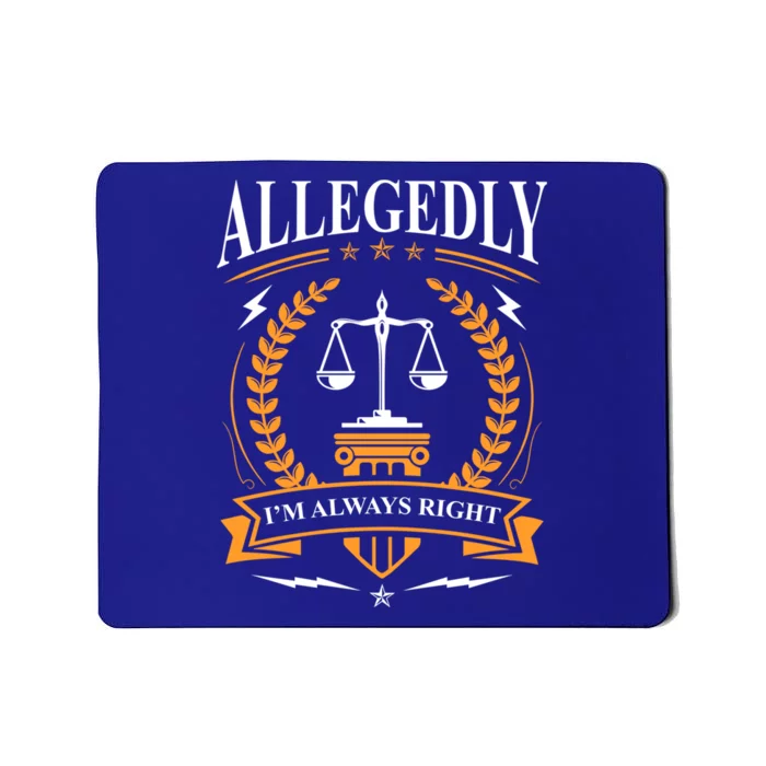 Lawyer Court Attorney Law School Student Gift Future Lawyers Gift Mousepad