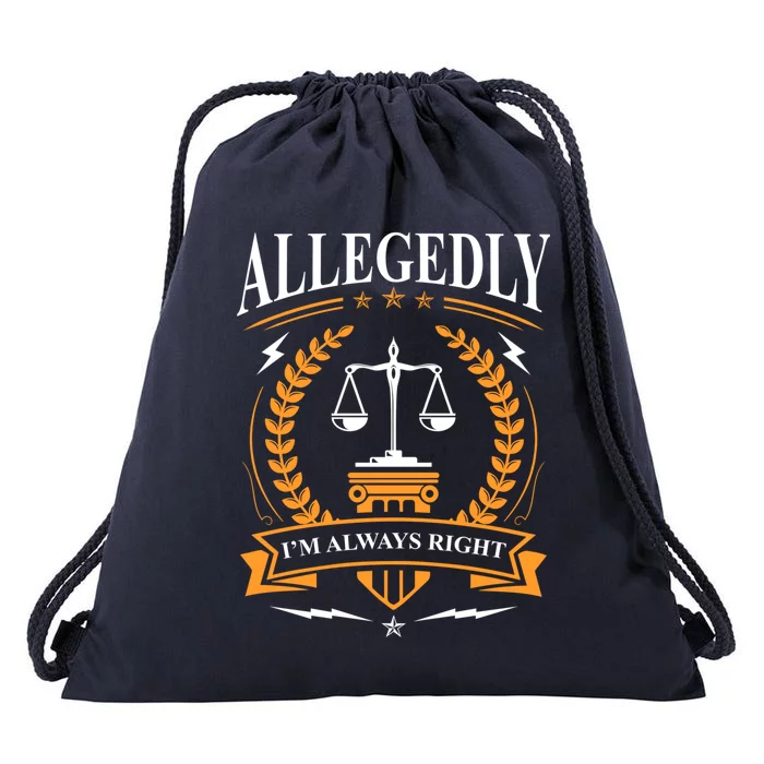 Lawyer Court Attorney Law School Student Gift Future Lawyers Gift Drawstring Bag