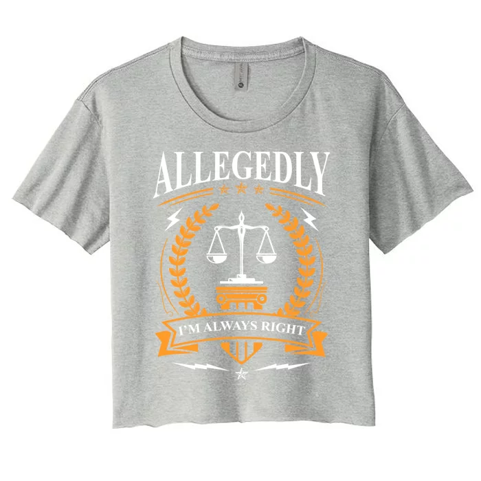 Lawyer Court Attorney Law School Student Gift Future Lawyers Gift Women's Crop Top Tee