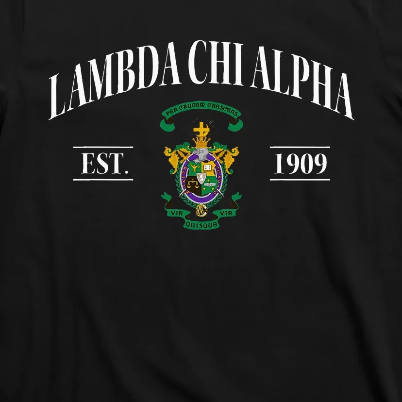 Lambda Chi Alpha Fraternity Est.1909 Lxa Lambda Chis Lca T-Shirt