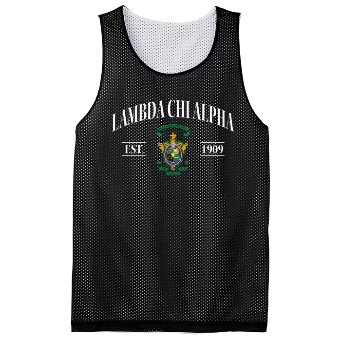 Lambda Chi Alpha Fraternity Est.1909 Lxa Lambda Chis Lca Mesh Reversible Basketball Jersey Tank