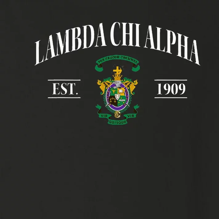 Lambda Chi Alpha Fraternity Est.1909 Lxa Lambda Chis Lca Toddler Long Sleeve Shirt