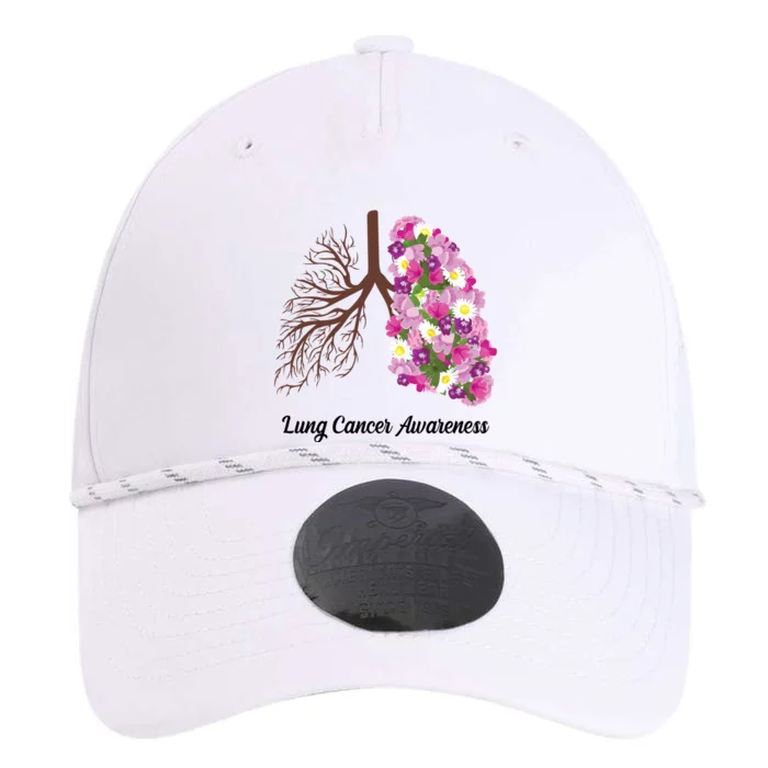 Lung Cancer Awareness Floral Performance The Dyno Cap