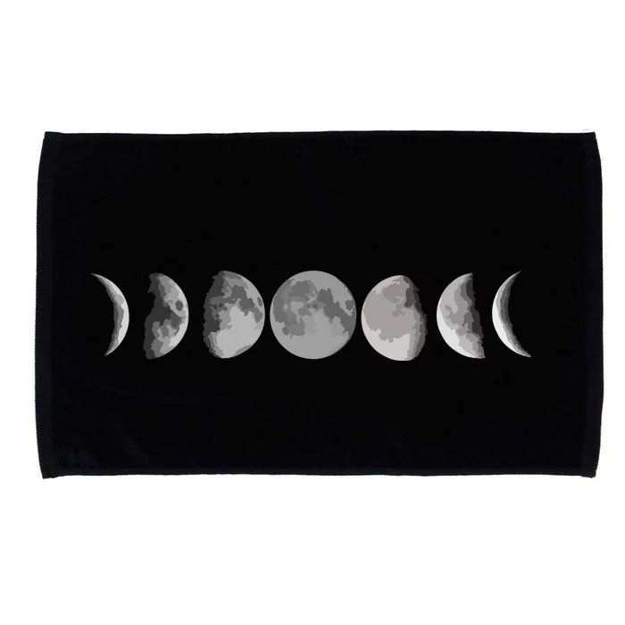 Lunar Cycle Apparel Astronomy Full Moon Microfiber Hand Towel