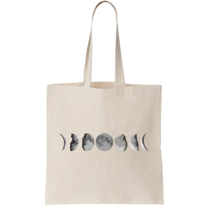 Lunar Cycle Apparel Astronomy Full Moon Tote Bag