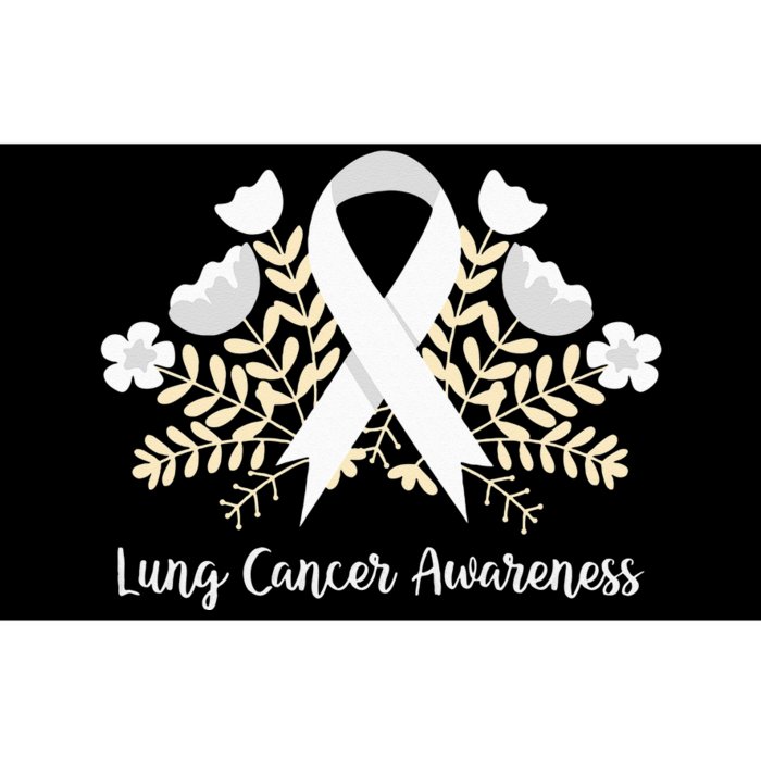 Lung Cancer Awareness Ribbon Lung Cancer Bumper Sticker