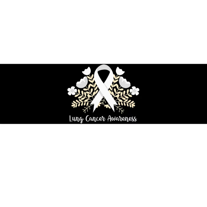 Lung Cancer Awareness Ribbon Lung Cancer Bumper Sticker