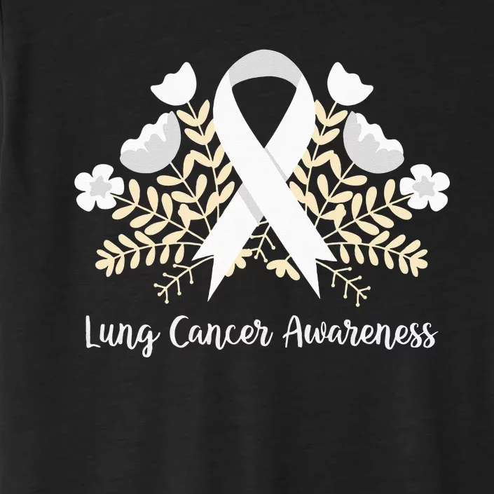 Lung Cancer Awareness Ribbon Lung Cancer ChromaSoft Performance T-Shirt