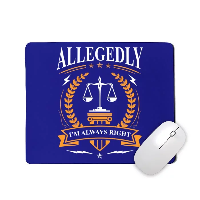 Lawyer Court Attorney Law School Student Cute Gift Future Lawyers Gift Mousepad