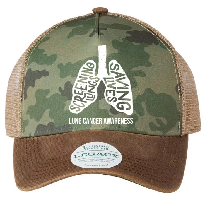 Lung Cancer Awareness Saving Lives Legacy Tie Dye Trucker Hat