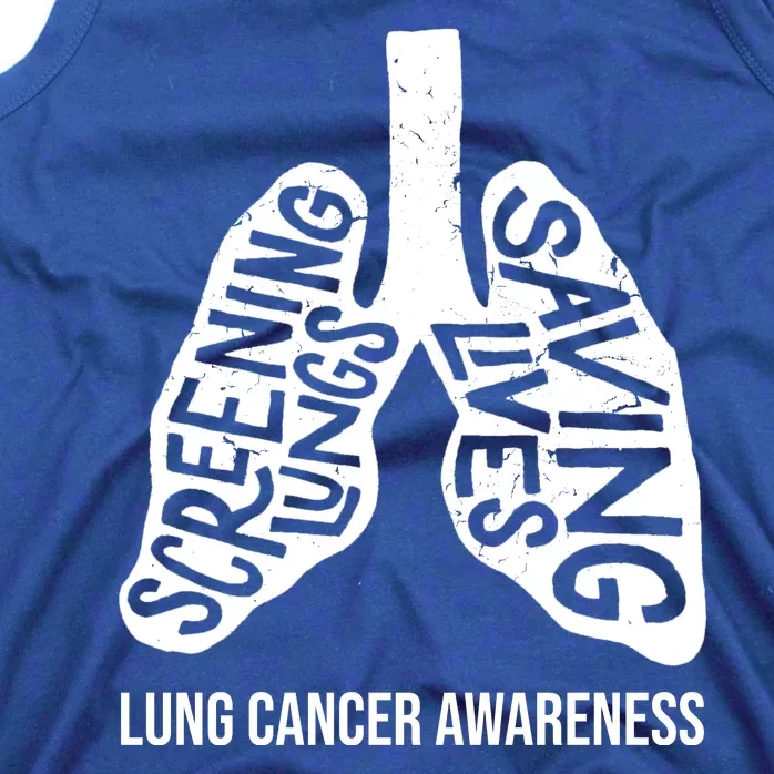 Lung Cancer Awareness Saving Lives Tank Top