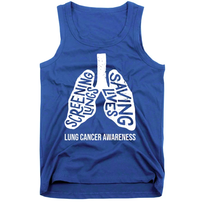 Lung Cancer Awareness Saving Lives Tank Top