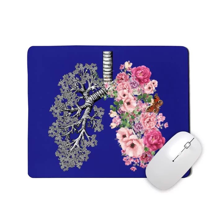 Lungs Cancer Awareness Bloomi Anatomy Classic Funny Gift Mousepad