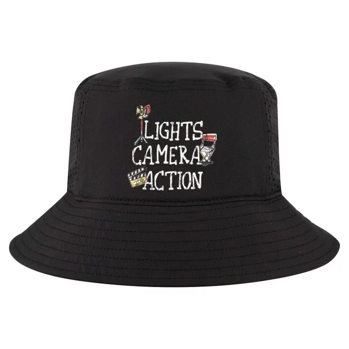 Lights Camera Action Film Director Cool Comfort Performance Bucket Hat