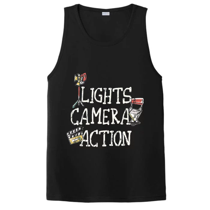 Lights Camera Action Film Director Performance Tank