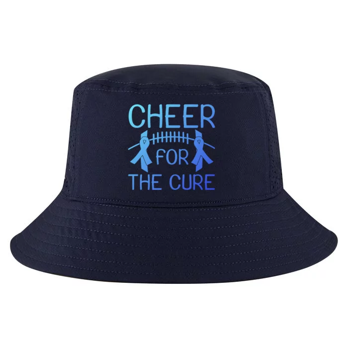 Lung Cancer Awareness Cheer For The Cure Football Gift Cool Comfort Performance Bucket Hat