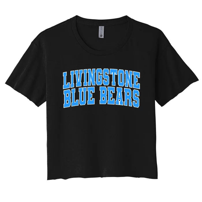 Livingstone College Blue Bears Women's Crop Top Tee