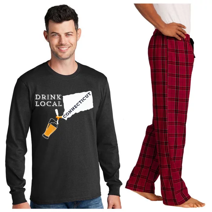 Local Craft Beer Connecticut Drink Local Long Sleeve Pajama Set