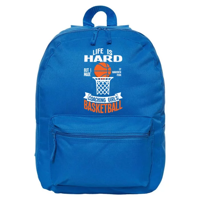 Life Coaching Basketball Coach Assistant Gift 16 in Basic Backpack