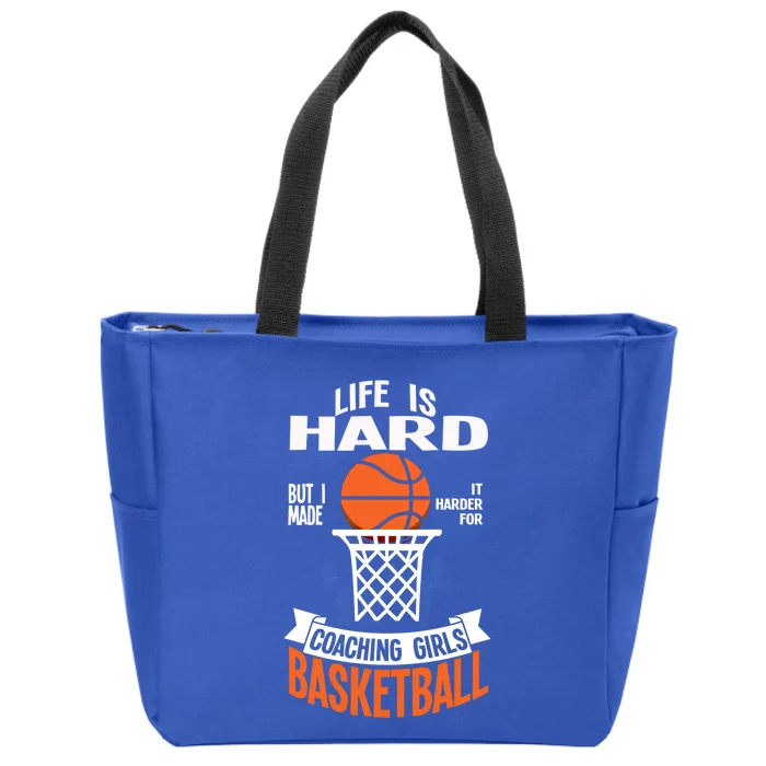 Life Coaching Basketball Coach Assistant Gift Zip Tote Bag