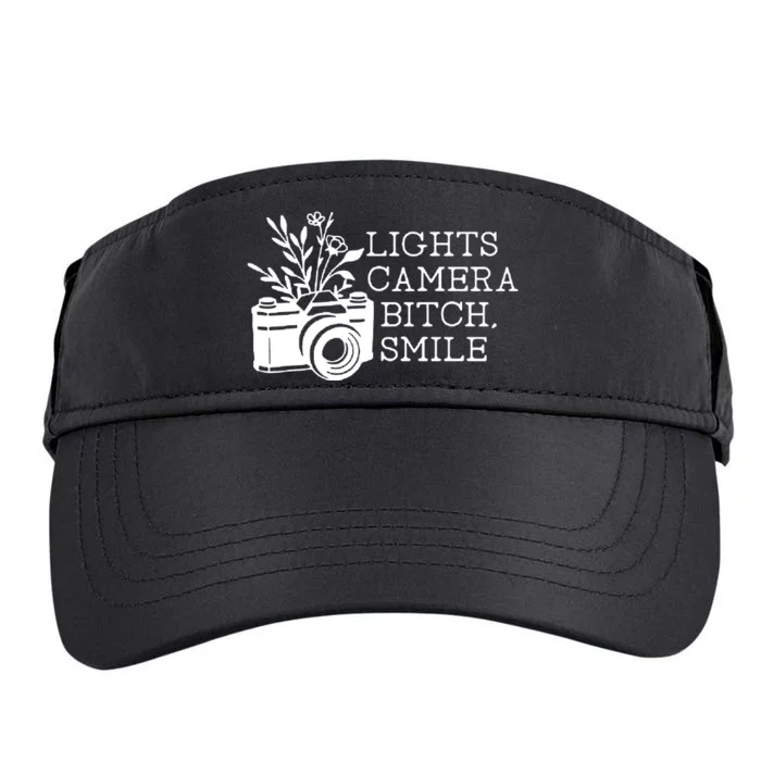 Lights Camera Bitch Smile Adult Drive Performance Visor