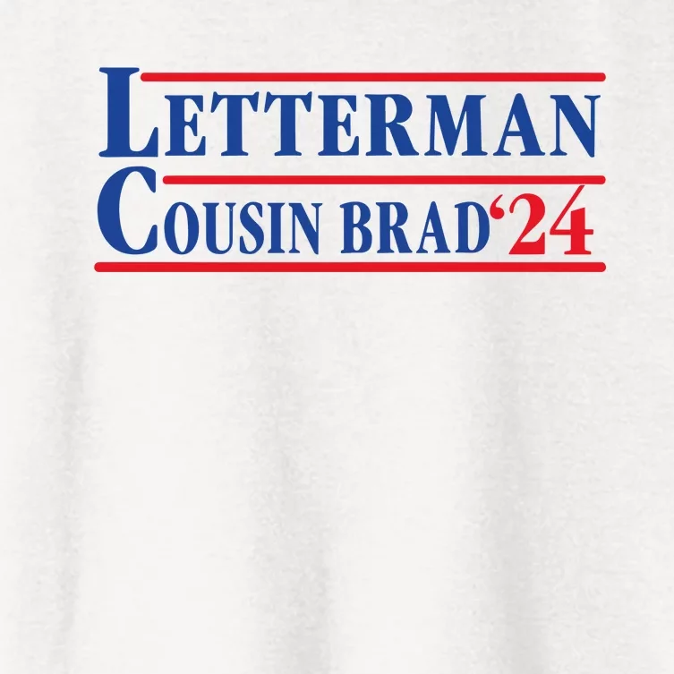 Letterman Cousin Brad 2024 Women's Crop Top Tee