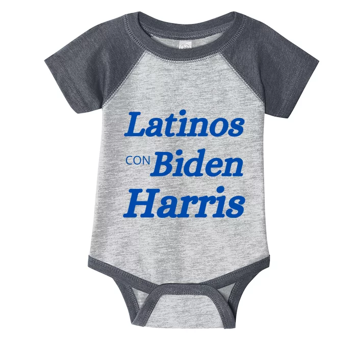 Latinos Con Biden Harris Infant Baby Jersey Bodysuit