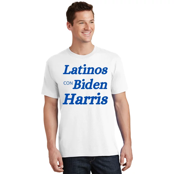 Latinos Con Biden Harris T-Shirt