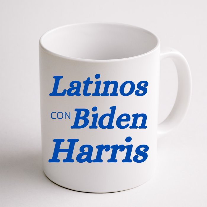 Latinos Con Biden Harris Front & Back Coffee Mug