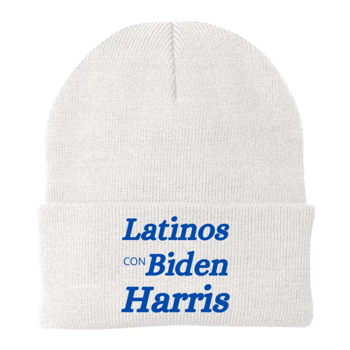 Latinos Con Biden Harris Knit Cap Winter Beanie