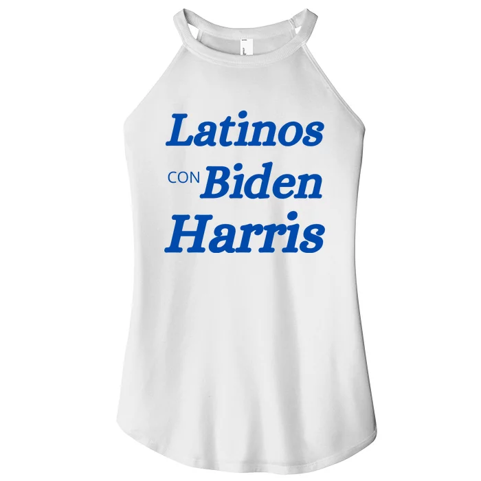 Latinos Con Biden Harris Women’s Perfect Tri Rocker Tank