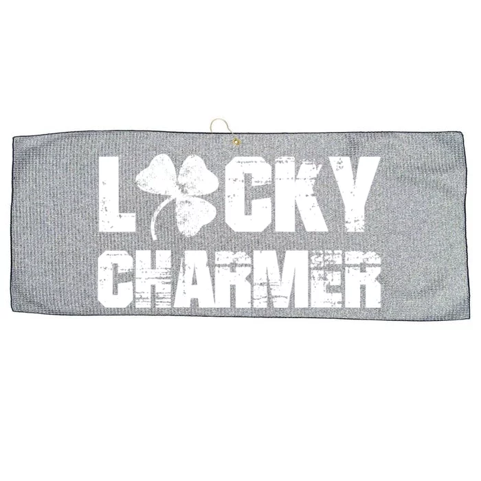 LUCKY CHARMER Boy Girl Funny St. Patrick's Day Large Microfiber Waffle Golf Towel