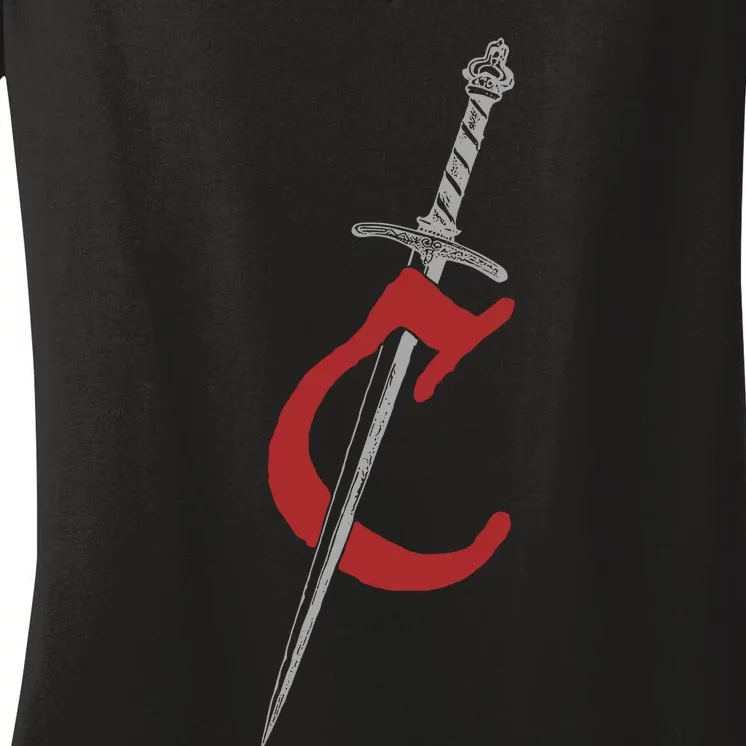 Limited Chrissy Costanza Dagger Women's V-Neck T-Shirt