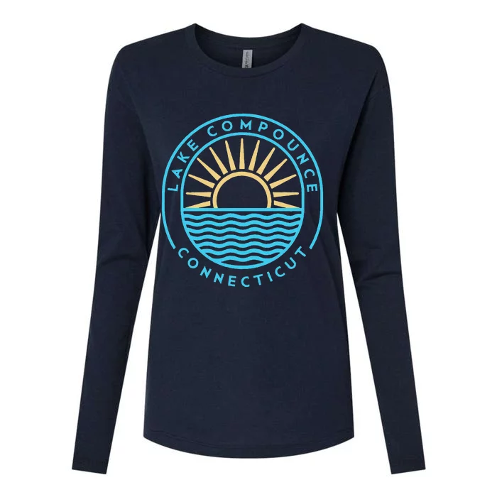 Lake Compounce Connecticut Outdoors Vintage Womens Cotton Relaxed Long Sleeve T-Shirt