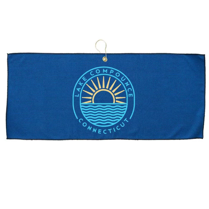 Lake Compounce Connecticut Outdoors Vintage Large Microfiber Waffle Golf Towel