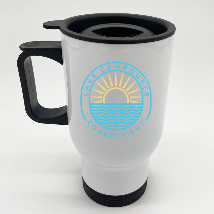 Lake Compounce Connecticut Outdoors Vintage Front & Back Stainless Steel Travel Mug