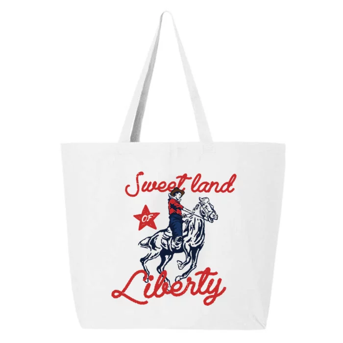 Liberty City Cowboy 4th Of July Sweet Land Liberty Cowboy 25L Jumbo Tote