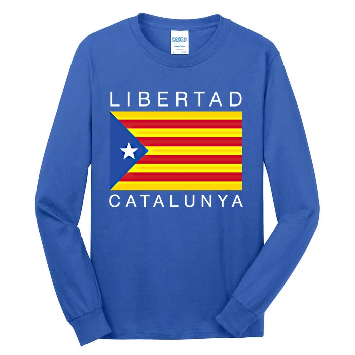 Libertad Catalunya Catalan Catalonia Independence Espana Gift Tall Long Sleeve T-Shirt