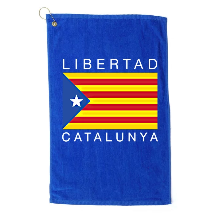 Libertad Catalunya Catalan Catalonia Independence Espana Gift Platinum Collection Golf Towel