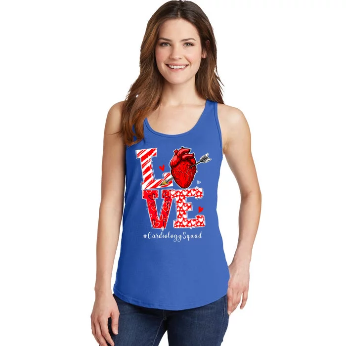 Love Cardiology Cardiologist Cardiac Nurse Valentines Day Ladies Essential Tank